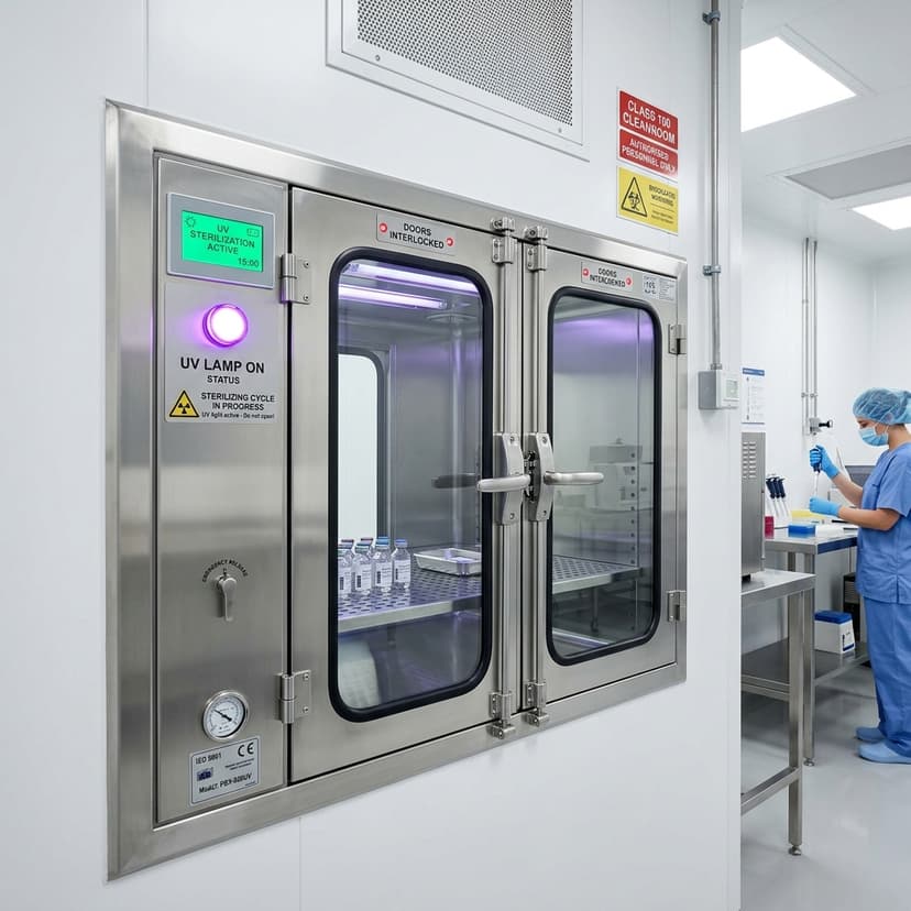 Controlled cleanroom with contamination barriers